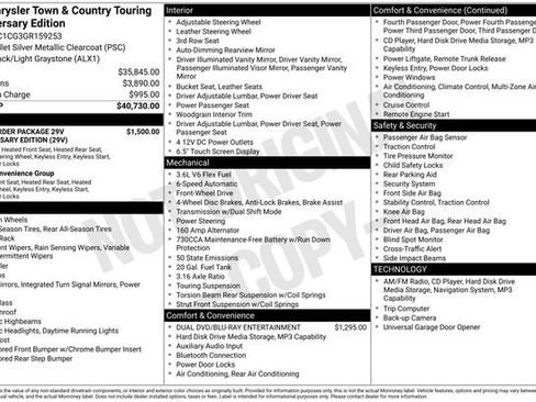 Used 2016 Chrysler Town & Country Touring-L FWD image 58