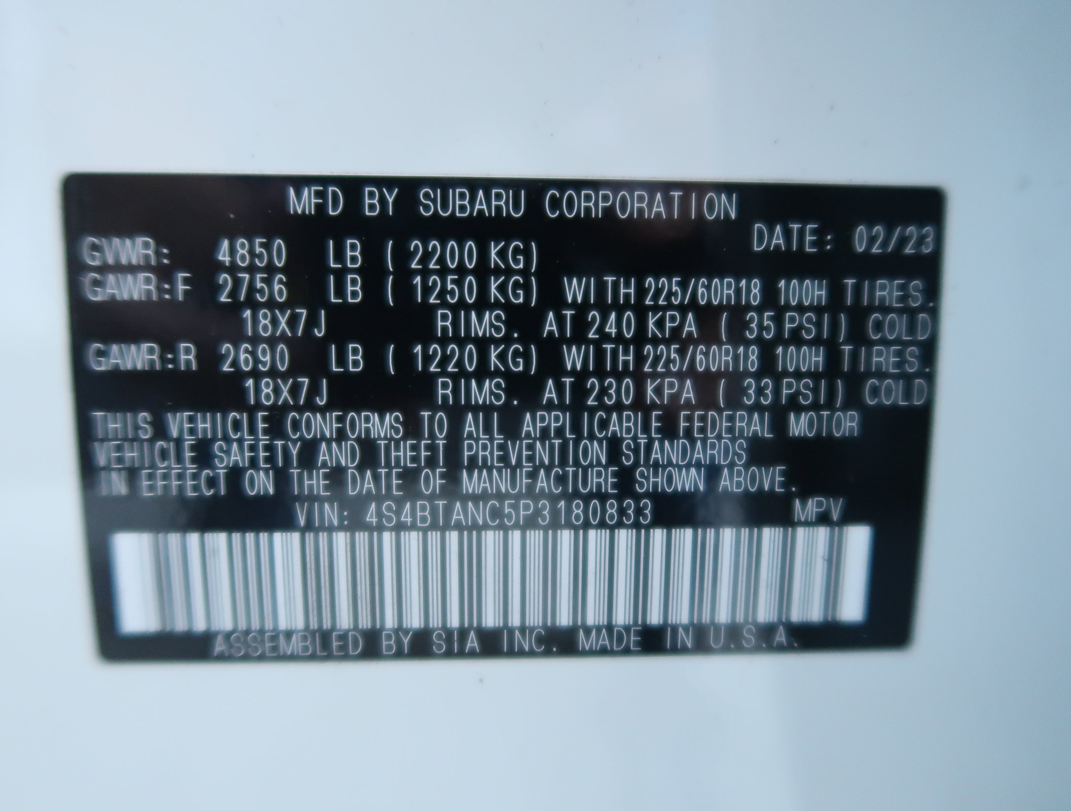 Used 2023 Subaru Outback Limited AWD/4WD image 48