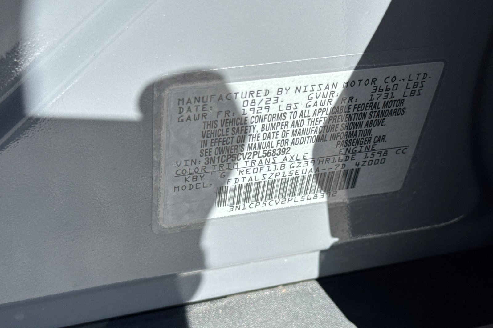 Used 2023 Nissan Kicks SV FWD image 40