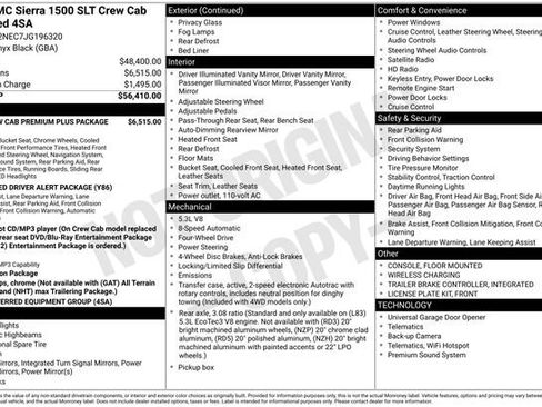 Used 2018 GMC Sierra 1500 SLT AWD/4WD image 35