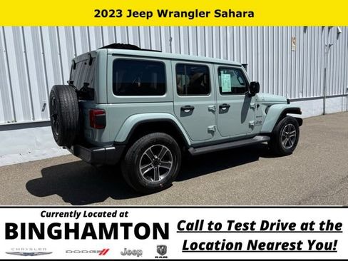 Used 2023 Jeep Wrangler Unlimited Sahara w/ LED Lighting Group AWD/4WD image 5