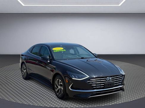Used 2021 Hyundai Sonata Blue FWD image 1