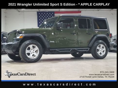 Used 2021 Jeep Wrangler Unlimited Sport AWD/4WD image 1