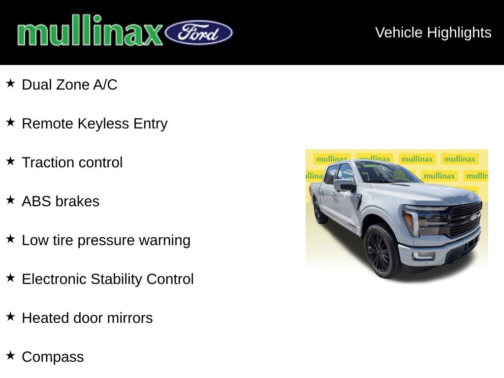 New 2026 Ford F150 Platinum w/ Equipment Group 702A High AWD/4WD image 15