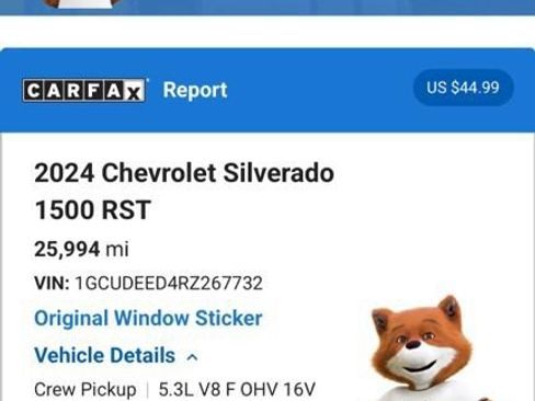 Used 2024 Chevrolet Silverado 1500 RST w/ Convenience Package II AWD/4WD image 8