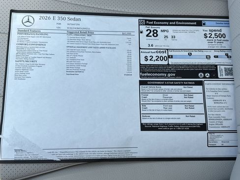 Used 2026 Mercedes-Benz E 350 Sedan image 33