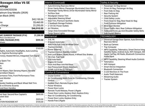 Used 2022 Volkswagen Atlas SE w/ Panoramic Sunroof Package image 7