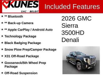 New 2026 GMC Sierra 3500 Denali w/ Technology Package