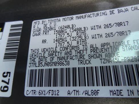 Used 2025 Toyota Tacoma TRD Off-Road w/ TRD Off Road Upgrade Package AWD/4WD image 45
