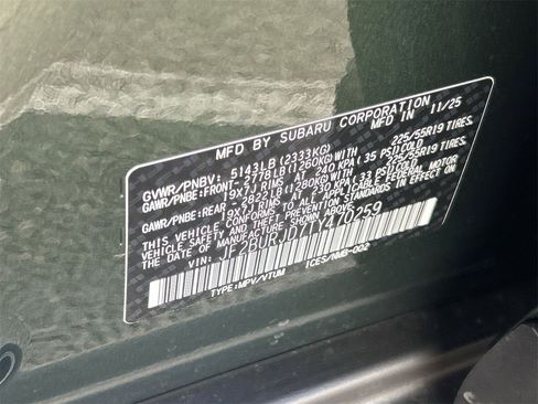 New 2026 Subaru Outback Touring XT image 28