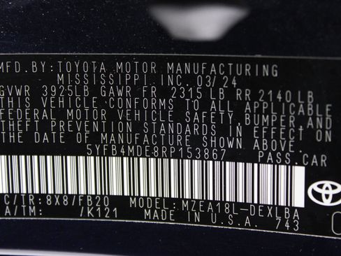 Used 2024 Toyota Corolla LE FWD image 37