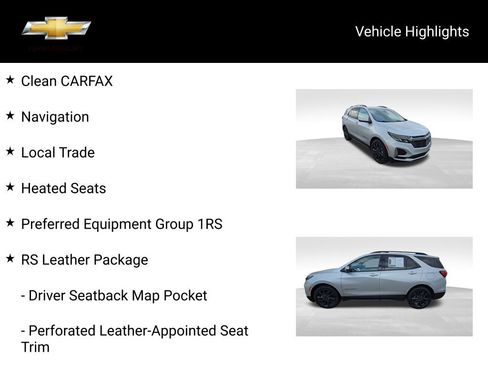 Certified 2022 Chevrolet Equinox RS w/ RS Leather Package image 20