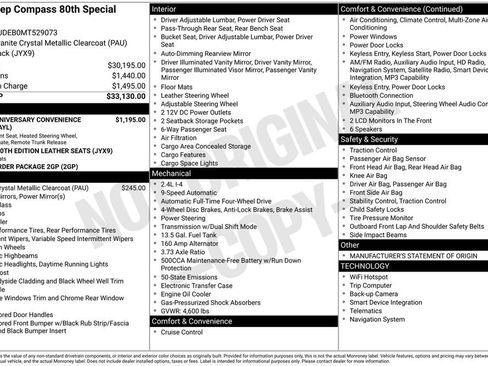Used 2021 Jeep Compass Latitude AWD/4WD image 1