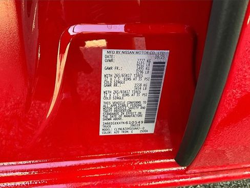 New 2026 Nissan Frontier SV w/ All-Weather Content Package image 13