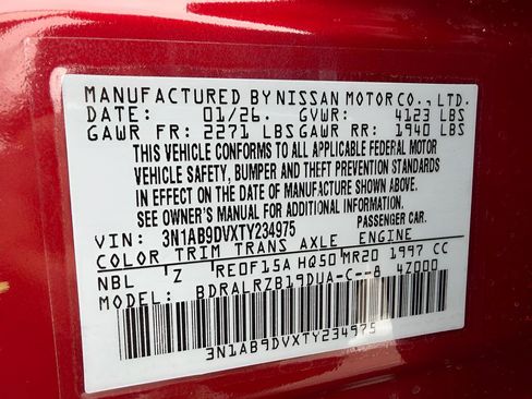 New 2026 Nissan Sentra SR w/ SR Premium Package FWD image 23