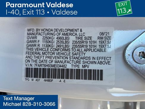 Used 2021 Honda CR-V Touring image 30