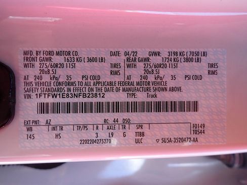 Used 2022 Ford F150 Lariat AWD/4WD image 22