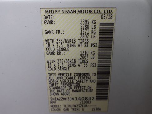 Used 2018 Nissan Murano S image 46