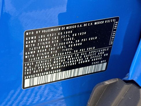 Used 2023 Volkswagen Taos SE w/ Black Wheel Package FWD image 12