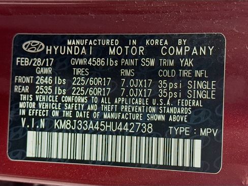 Used 2017 Hyundai Tucson SE Plus image 40