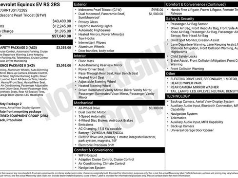 Used 2025 Chevrolet Equinox EV RS w/ Active Safety Package 3 AWD/4WD image 11