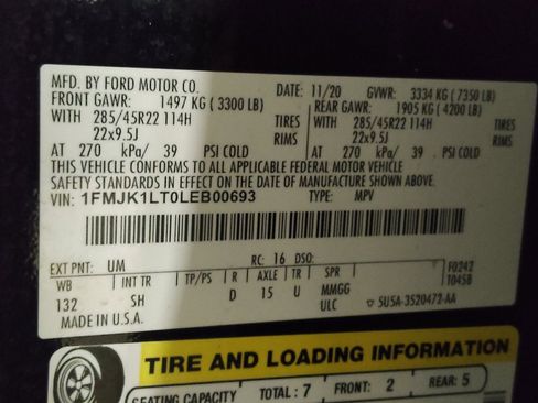 Used 2020 Ford Expedition Max Platinum RWD image 33