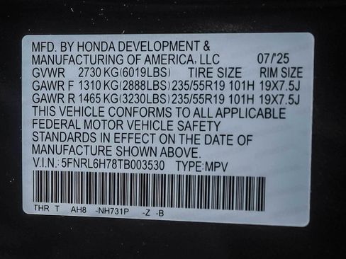 New 2026 Honda Odyssey Sport-L image 14