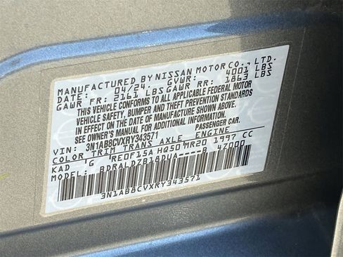 Certified 2024 Nissan Sentra SV image 35