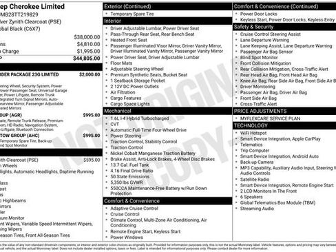 Used 2026 Jeep Cherokee Limited AWD/4WD image 28