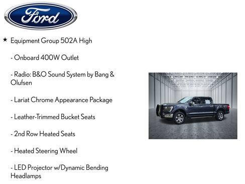 Used 2021 Ford F150 Lariat w/ Equipment Group 502A High AWD/4WD image 9