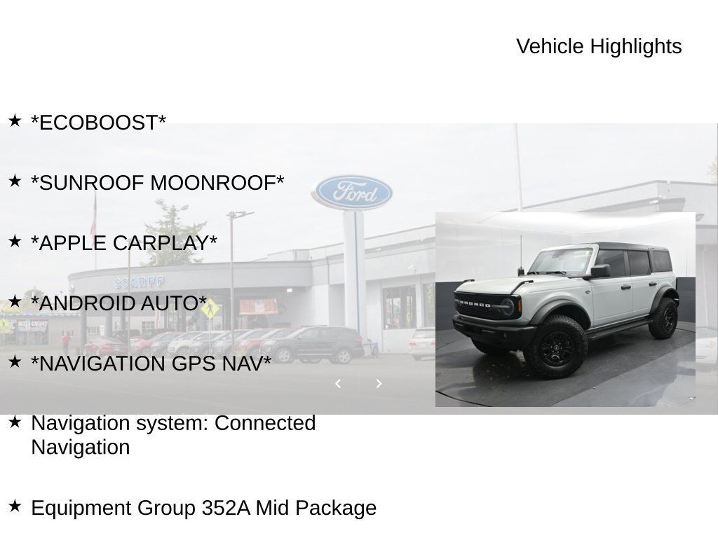 Used 2022 Ford Bronco Wildtrak AWD/4WD image 9
