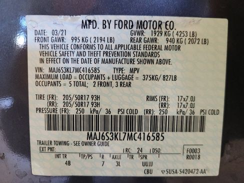 Used 2021 Ford EcoSport Titanium AWD/4WD image 33