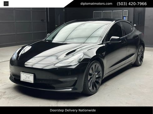 Used 2021 Tesla Model 3 Performance image 1