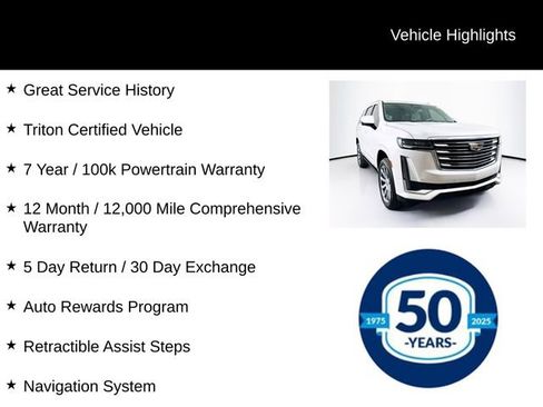 Used 2022 Cadillac Escalade Premium Luxury Platinum AWD/4WD image 8