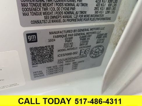 Certified 2025 Chevrolet Silverado 1500 LT w/ Work Truck Package image 32