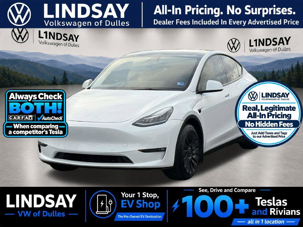 Used 2021 Tesla Model Y Long Range AWD/4WD image 4