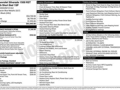 Used 2024 Chevrolet Silverado 1500 RST w/ Convenience Package II AWD/4WD image 41