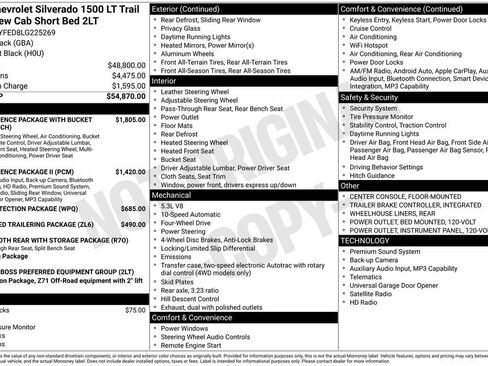 Used 2020 Chevrolet Silverado 1500 LT Trail Boss AWD/4WD image 2