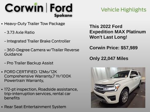 Used 2022 Ford Expedition Max Platinum image 5