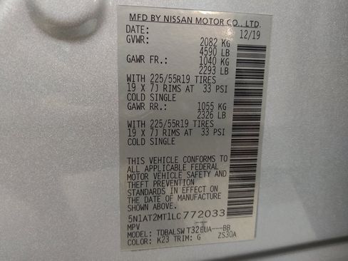Used 2020 Nissan Rogue SL w/ Premium Package FWD image 33