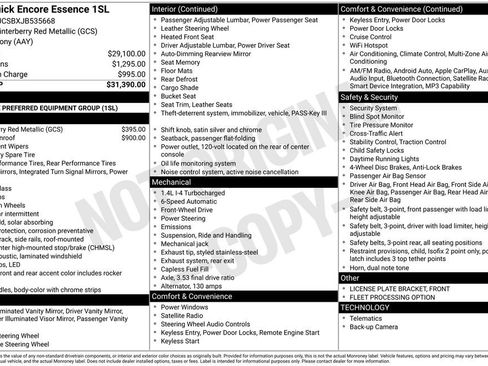 Used 2018 Buick Encore Essence image 36