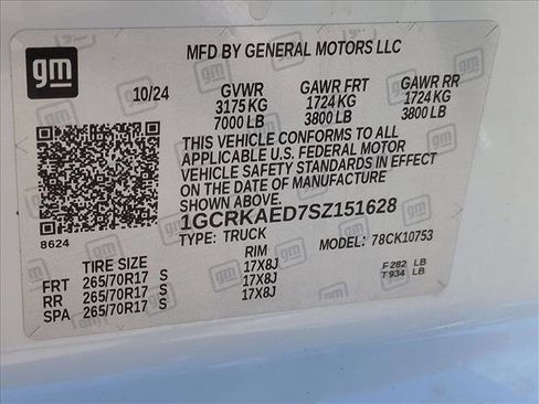 Used 2025 Chevrolet Silverado 1500 W/T w/ WT Value Package image 24