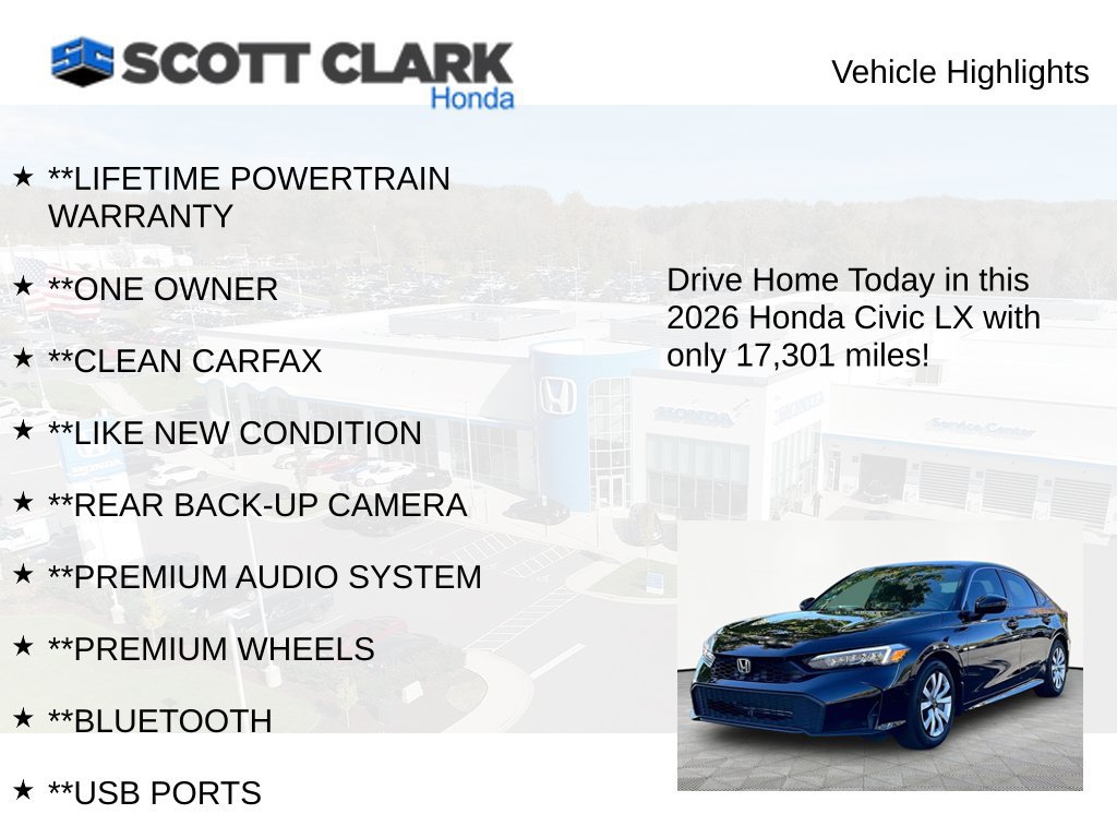 Used 2026 Honda Civic LX image 11