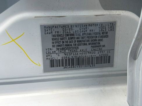 Used 2025 Nissan Sentra SV w/ Trunk Package FWD image 27