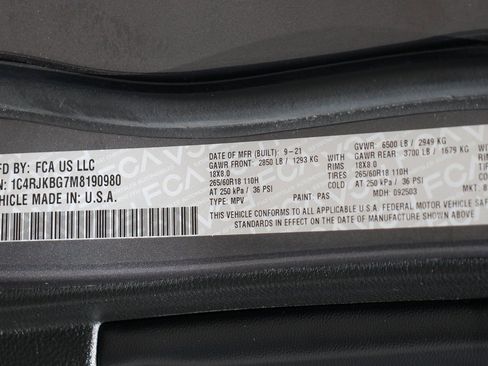 Used 2021 Jeep Grand Cherokee L Limited image 48