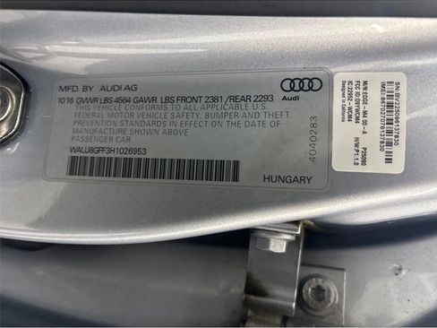 Used 2017 Audi A3 2.0T Premium Plus w/ Premium Plus Package image 30