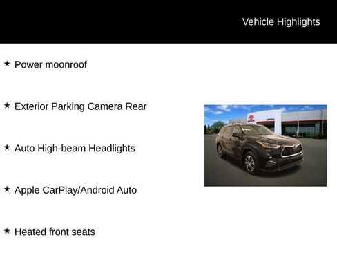 Used 2023 Toyota Highlander XLE AWD/4WD image 3