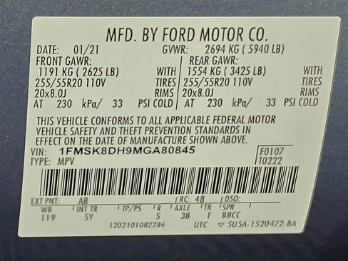Used 2021 Ford Explorer XLT w/ Equipment Group 202A AWD/4WD image 67