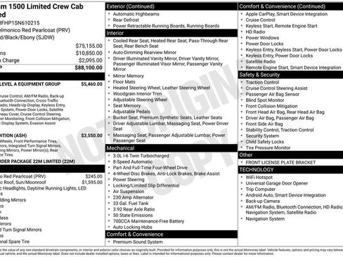 Used 2025 RAM 1500 Limited AWD/4WD image 6