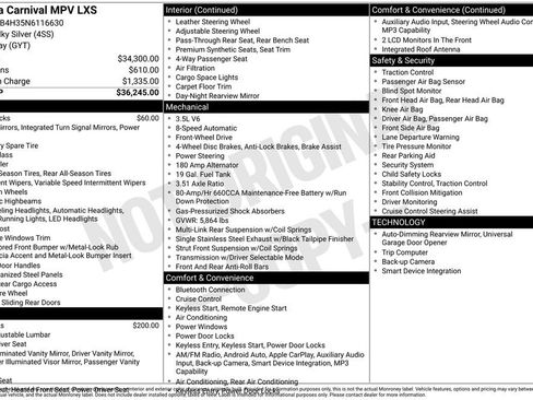 Used 2022 Kia Carnival LX image 17